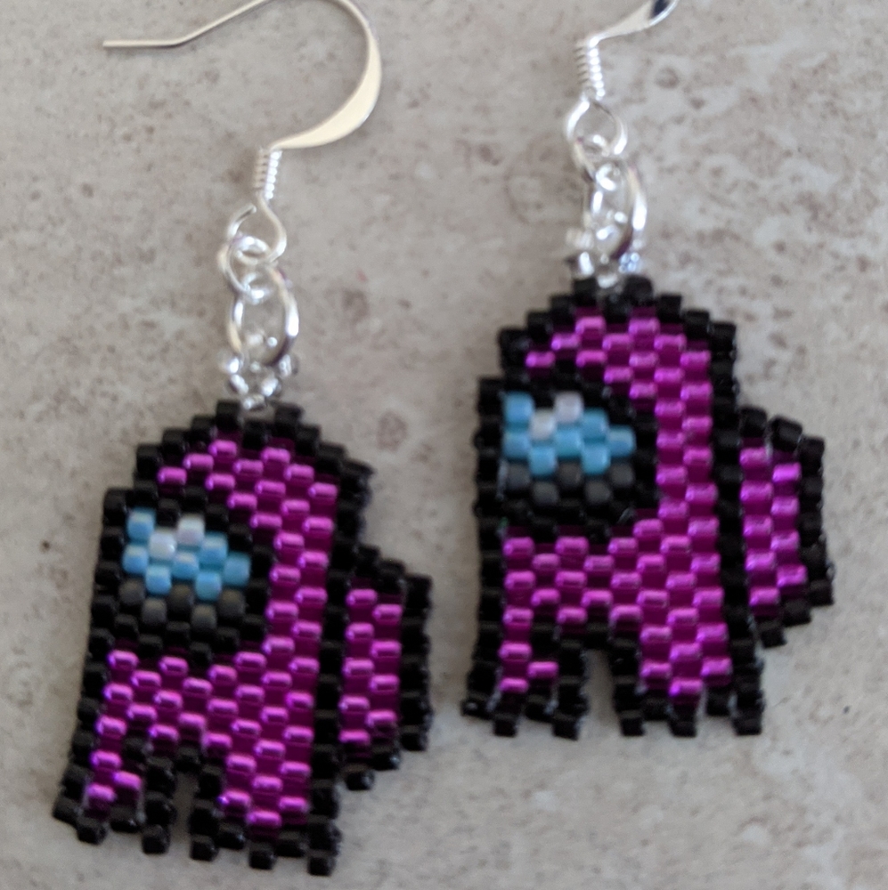 Among Us earrings
